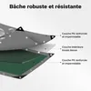 Wiltec plachta odolná voči poveternostným vplyvom zeleno Náhľad obrázku produktu 10
