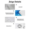 OKWISH Duschvorhang Wasserdicht Anti-schimmel, Waschbar Produktbild-Vorschau 3