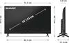 Sharp Smart Tv 32" Qled Full Hd Google Tv Hdr10 Dolby Produktbild-Vorschau 8