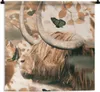 MuchoWow® Wandteppich Wandbehang Schottisches Hochlandrind Produktbild-Vorschau 1