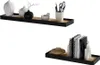 Wandregal Vicco Erni Schwarz/Eiche 60 x 3 cm 2er-Set, Model Produktbild-Vorschau 6
