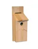 A wooden birdhouse is shown against a white background. Produktbild-Vorschau