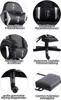 A collage of close-up images showcasing different features of a gaming chair. Produktbild-Vorschau