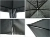 Famanu Pergola Terrassenüberdachung 3x3m - Antrazit mit Produktbild-Vorschau 7