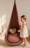 Hängesessel Kinder Kokon Velvet MISTY BLUSH – Schaukelstuhl Produktbild-Vorschau 4