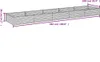 vidaXL Hochbeet 482x100x36 cm Cortenstahl Produktbild-Vorschau 6