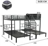 MODFU Patrová postel bez matrace 90x200/140x200, kovová Náhled obrázku produktu 6
