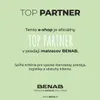 A marketing image stating 'TOP PARTNER' for an e-shop selling BENAB mattresses, indicating high sales standards. Náhľad obrázku produktu