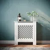SONNI blanc Habillage de radiateur 78 cm Couverture de Voir les images du produit 1