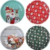 A collage of four Christmas-themed plates. Produktbild-Vorschau