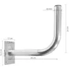 Vayox Wandantennenhalterung | 20cm | Silber Produktbild-Vorschau 2