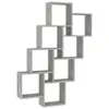 vidaXL Étagère cube gris béton 90x15x119 cm Bois composite Voir les images du produit 1