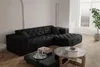 Ecksofa Designersofa CHANTAL in Stoff Opera Velvet Schwarz Produktbild-Vorschau 1
