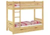 Teilbares Etagenbett 90x200 Kiefer Massiv Nische 100 Produktbild-Vorschau 2
