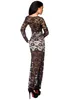 Abendkleid / Cocktailkleid / Maxikleid in lila/ schwarz Produktbild-Vorschau 2