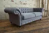 Chesterfield Couch Textil  Stoff Designer Sofa Möbel Edles Produktbild-Vorschau 1
