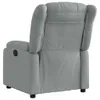 vidaXL Relaxsessel Hellgrau Stoff Produktbild-Vorschau 3