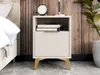 Comodino XELA - beige sabbia Anteprima dell’immagine prodotto 3