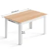 Mondeer Esstisch Esszimmertisch 138 x 90 x 75cm, Eiche und Produktbild-Vorschau 8