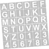 36 Stück 5 Zoll Buchstaben- und Zahlenschablonen Produktbild-Vorschau 2