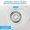 Bächlein Ablaufgarnitur Pop Up für die Spüle 70mm Pop Up Produktbild-Vorschau 2