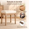 HomeMiYN Banc d'entrée rembourré, tabouret pour enfiler les Voir les images du produit 6
