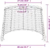 vidaXL Stínidlo hnědé Ø40x26 cm Proutí Náhled obrázku produktu 7
