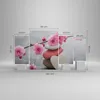 Bild auf Leinwand - Leinwandbild - Yoga weiblich Blume Produktbild-Vorschau 3