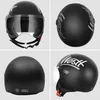 Westt Classic Jethelm mit Visier Motorradhelm Produktbild-Vorschau 5