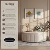 tectake® Polsterbank Moon kein Aufbau, 108 x 48 x 38,5 cm Produktbild-Vorschau 2