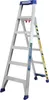 WERNER Anlege- oder Stehleiter Leansafe X3 2 x 5 Sprossen Produktbild-Vorschau 1