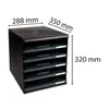 Exacompta Schubladenbox MODULO A4, 5 offene Schubladen - Produktbild-Vorschau 3