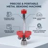 Přenosný ohýbač plechu, jednoúčelový, rozsah 0-180 stupňů, Náhled obrázku produktu 5