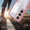 A person running in the background with a pink phone case in the foreground, suggesting durability and protection. Produktbild-Vorschau