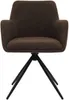 Barhocker braun Teddyfell ergonomisch 82 cm Höhe, Produktbild-Vorschau 4