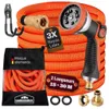 GARDEBRUK® Tuyau d’Arrosage Extensible 30 m Orange – Voir les images du produit 1