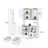 MODFU Buffets avec Tiroirs - Buffet Moderne Blanc pour Voir les images du produit 4