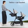Zwillings- und Doppel-Kinderwagen - S-600 3-in-1 - Faltbar Produktbild-Vorschau 2
