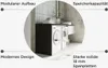 A modern laundry room setup with a washing machine and dryer. Produktbild-Vorschau