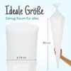 itenga Bastelschultüte mit Verschluss WEISS 6eckig 85cm Produktbild-Vorschau 5