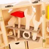 Kinderplay dřevěný box s nářadím pro děti, 38ks Náhled obrázku produktu 7