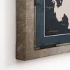 Hochwertige Canvas Weltkarte mit Kork-Pinnwand - 120x80 cm Produktbild-Vorschau 3