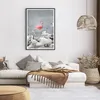 Gerahmtes Poster - Schwarzer Rahmen - Flamingo Schwan Produktbild-Vorschau 7