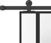 vidaXL Schiebetür mit Beschlag 76x205 cm Hartglas & Produktbild-Vorschau 5