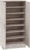 vidaXL Armoire à chaussures gris béton 55x35x108 cm Bois Voir les images du produit 6