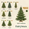 FairyTrees albero di Natale artificiale 120cm Abete Anteprima dell’immagine prodotto 7