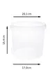 BenBow Seau avec couvercle 3L x20 Transparent - qualité Voir les images du produit 4