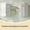 VASAGLE Hängeschrank mit verstellbaren Einlegeböden, Produktbild-Vorschau 5