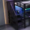 Merax Gaming-Hochbett Etagenbett 120 x 200cm, Metallbett Produktbild-Vorschau 8