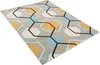 Tapiso Teppich LAZUR Modern Blau Creme Gelb Geometrisch 200 Produktbild-Vorschau 5